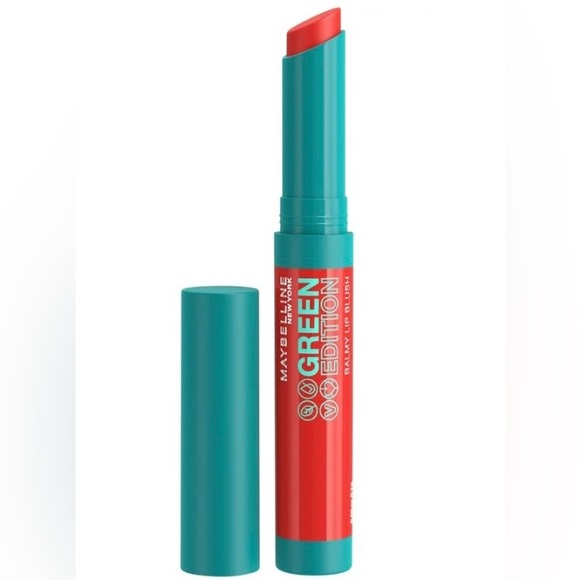 🆕💄 MAYBELLINE GREEN EDITION BALMY LIP BLUSH IN SHADE “SUNSHINE”. BRAND NEW! - Picture 1 of 8